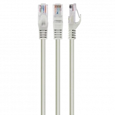 Патч-корд Cablexpert PP6U-5M, Cat6 UTP, 5м, Серый