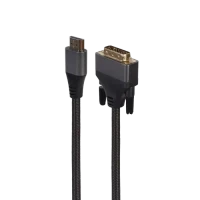 Adaptor Video Cablexpert CC-HDMI-DVI-4K-6, HDMI (M) - DVI-I (M), 1,8m, Negru