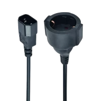 Кабель-адаптер питания Cablexpert PC-SFC14M-01, 0,2м, Чёрный