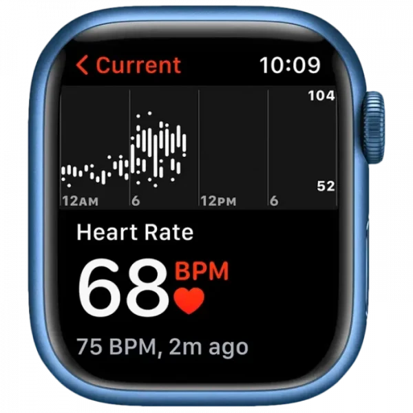 Ceas inteligent Apple Watch Series 7 GPS, 41mm, Albastru