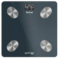 Cântar de podea Tefal BM9620S1, Negru Argintiu