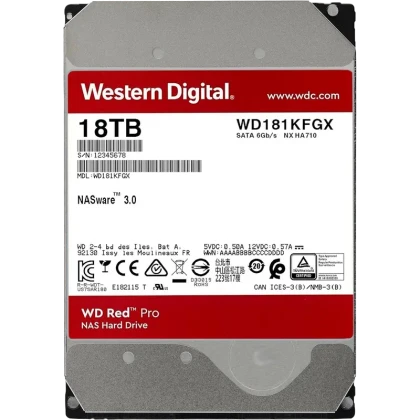 Unitate HDD Western Digital WD Red Pro, 3.5, 18 TB &amp;lt,WD181KFGX&amp;gt,