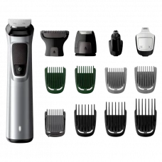 Trimmer pentru bărbați Philips Multigroom Series 7000 MG7720/15, Negru | Argintiu