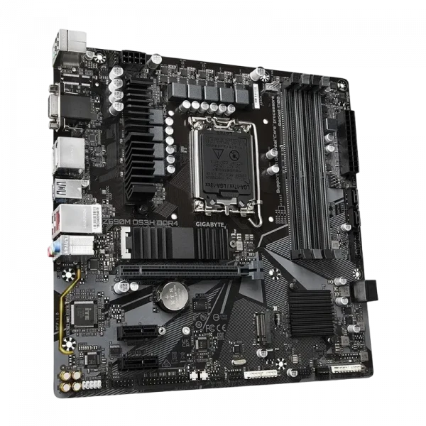 Материнская плата Gigabyte Z690M DS3H DDR4, LGA1700, Intel Z690, Micro-ATX
