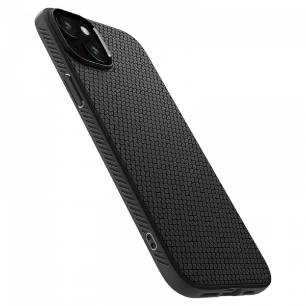Husă Spigen iPhone 15 Plus Liquid Air, Negru Mat