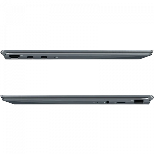 Laptop 14 ASUS Zenbook 14 UM425QA, Pine Grey, AMD Ryzen 7 5800H, 16GB/512GB, Fără SO