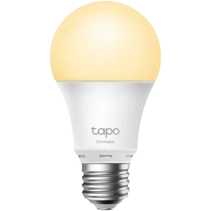Bec inteligent TP-LINK Tapo L510E, A27, Alb Cald