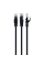 Патч-корд Cablexpert PP6U-1M/BK, Cat6 UTP, 1м, Чёрный