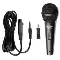 Microfon Karaoke SVEN MK-110, Cu fir, Negru
