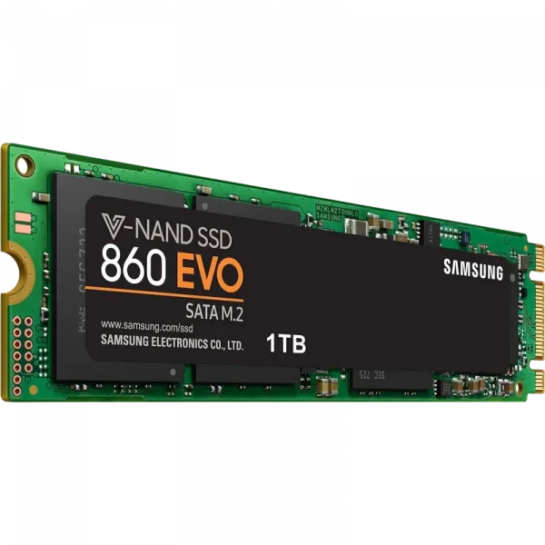 Накопитель SSD Samsung 860 EVO MZ-N6E1T0, 1000Гб