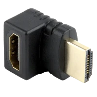 Видеоадаптер Cablexpert A-HDMI270-FML, HDMI (M) - HDMI (F), Чёрный