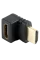 Adaptor Video Cablexpert A-HDMI270-FML, HDMI (M) - HDMI (F), Negru