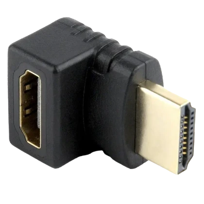 Видеоадаптер Cablexpert A-HDMI270-FML, HDMI (M) - HDMI (F), Чёрный