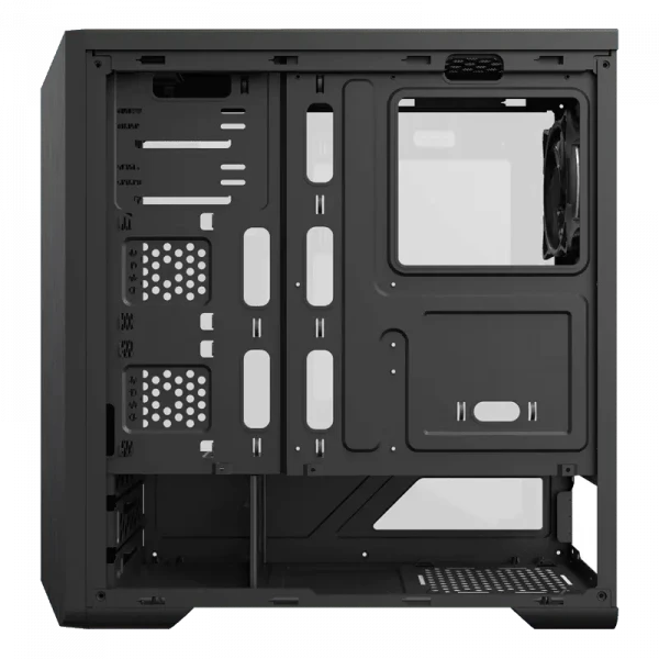 Компьютерный корпус Gamemax Shine, Midi-Tower, Без блока питания, Чёрный