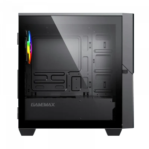 Компьютерный корпус Gamemax Cyclops, Midi-Tower, Без блока питания, Чёрный