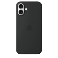 Чехол Apple iPhone16 Plus Silicone Case with MagSafe, Чёрный