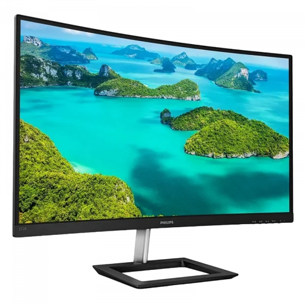Монитор PHILIPS 272E1CA / 27 дюймов / VA 1920x1080 FHD / Чёрный