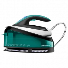 Утюг с парогенератором Polaris PSS7510K, 3000Вт, Зелёный