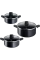Set de cratițe Tefal C2789053, Negru