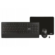 Set Tastatură + Mouse + Mouse Pad SVEN KB-C3800W, Fără fir, Negru