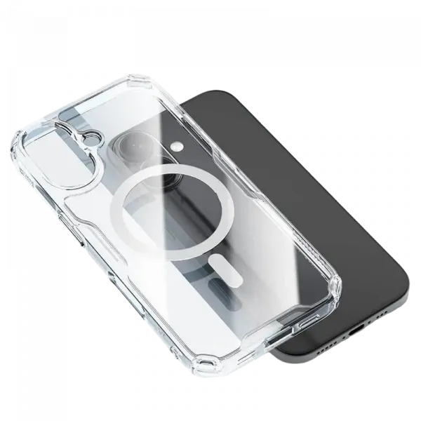 Чехол Nillkin iPhone 16 Plus - Nature TPU Pro Magnetic, Прозрачный