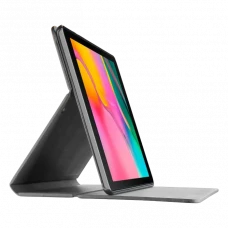 Husă pentru tabletă Cellularline Folio - Galaxy Tab A 8.0 (2019), Piele artificială, Negru