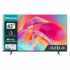43 QLED SMART TV Hisense 43E7KQ, 3840x2160 4K UHD, VIDAA U6.0, Negru