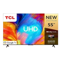 55 LED SMART TV TCL 55P635, 3840x2160 4K UHD, Google TV, Negru