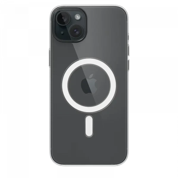 Чехол Apple iPhone 15 Plus Clear Case with MagSafe, Прозрачный
