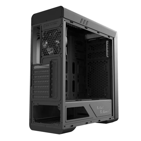 Компьютерный корпус Gamemax RockStar, Midi-Tower, Без блока питания, Чёрный