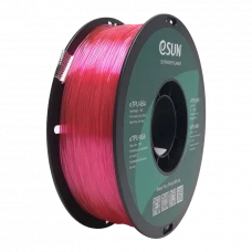 Filament pentru imprimanta 3D ESUN eTPU-95A, Roz Transparent, 1,75 mm, 1kg