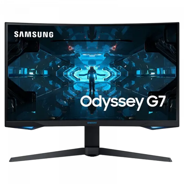Игровой монитор Samsung C27G75TQSI / 26,9 дюймов / SVA 2560x1440 WQHD / Чёрный