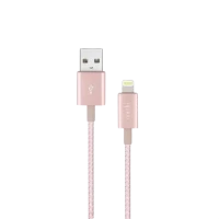 Cablu încărcare și sincronizare Moshi iPhone Lighting USB Cable, USB Type-A/Lightning, 1,2m, Roz