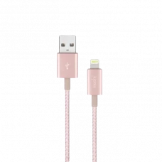 Cablu încărcare și sincronizare Moshi iPhone Lighting USB Cable, USB Type-A/Lightning, 1,2m, Roz