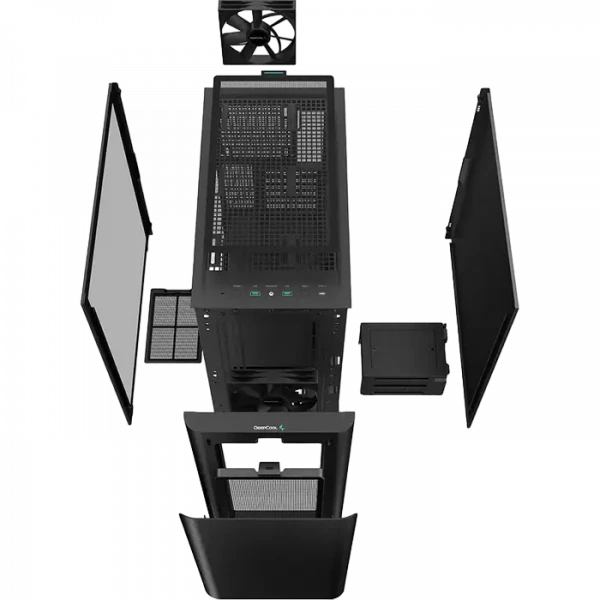 Компьютерный корпус Deepcool CK500, Midi-Tower, ATX PS2 , Чёрный