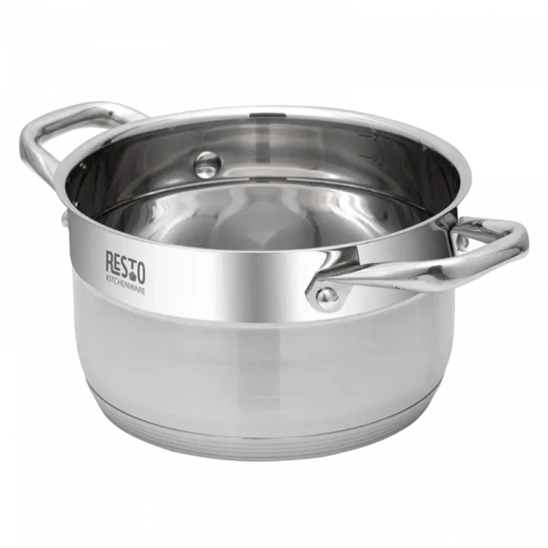 Кастрюля RESTO 92103, 2.7л, 18см, Нержавеющая сталь
