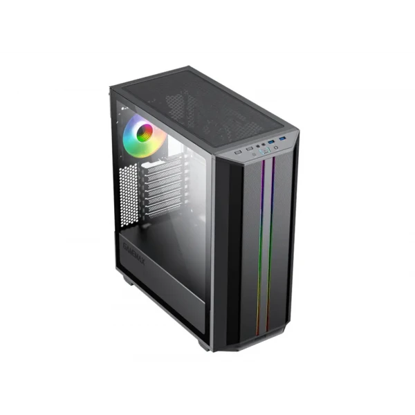 Компьютерный корпус Gamemax Precision, Midi-Tower, ATX, Чёрный