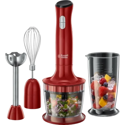 Blender de mână Russell Hobbs Desire 3-in-1, Roșu