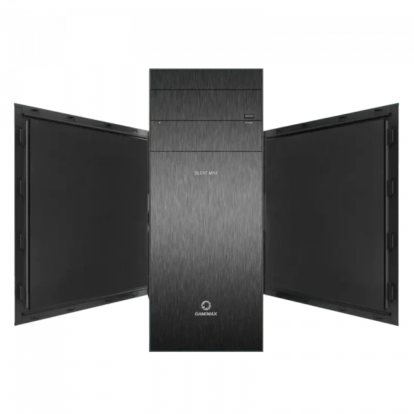 Компьютерный корпус Gamemax Silent Max M903X, Midi-Tower, Без блока питания, Чёрный