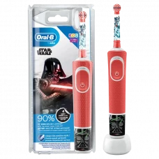 Periuța de dinți electrică sonică BRAUN Kids Vitality D100, Roșu