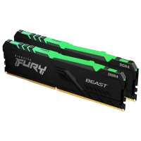 Memorie RAM Kingston FURY Beast RGB, DDR4 SDRAM, 3733 MHz, 16GB, KF437C19BBAK2/16