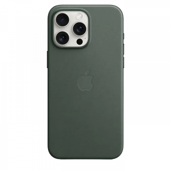 Чехол Apple iPhone 15 Pro Max FineWoven Case with MagSafe, Evergreen