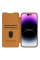 Husă tip carte Nillkin iPhone 15 Pro Max - Qin Pro, Maro