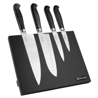 Set de Cuțite Rondell RainDrops, Negru