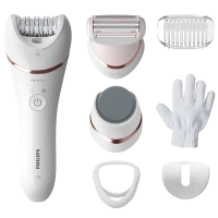 Эпилятор PHILIPS BRE730/10, Белый Розовый