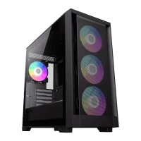 Компьютерный корпус Gamemax Defender MB, Mini-Tower, Без блока питания, Чёрный