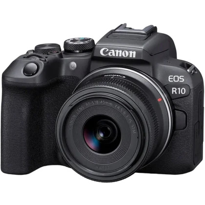 Aparat Foto Mirrorless Canon EOS R10 &amp; RF-S 18-45mm f/4.5-6.3 IS STM KIT