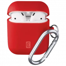 Чехол для Airpods Cellularline Bounce - AirPods 1 & 2, Красный