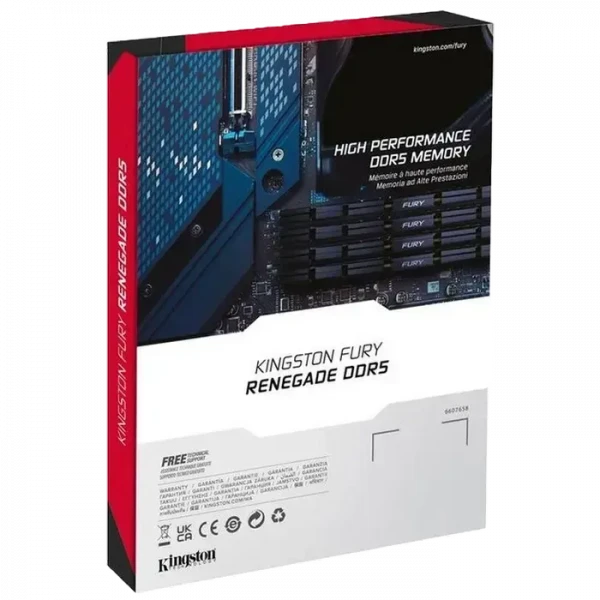 Memorie RAM Kingston FURY Renegade, DDR5 SDRAM, 7600 MHz, 32 GB, KF576C38RSK2-32