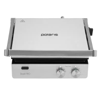 Электрический Гриль Polaris PGP 2803, 2000Вт, Серебристый